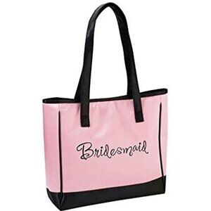 Pink Bridesmaid Tote, Brand New with Tags